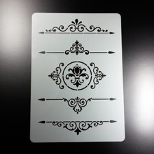A4 Schablone Ornament