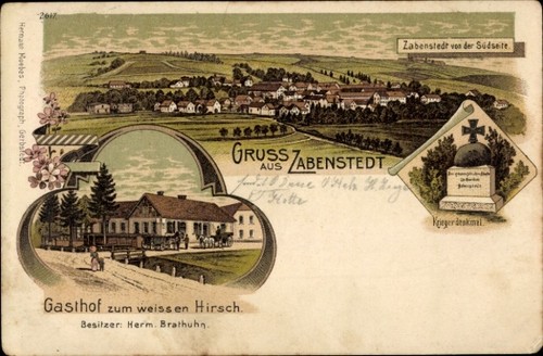 Litho zabenstedt gerbstedt - litho, im