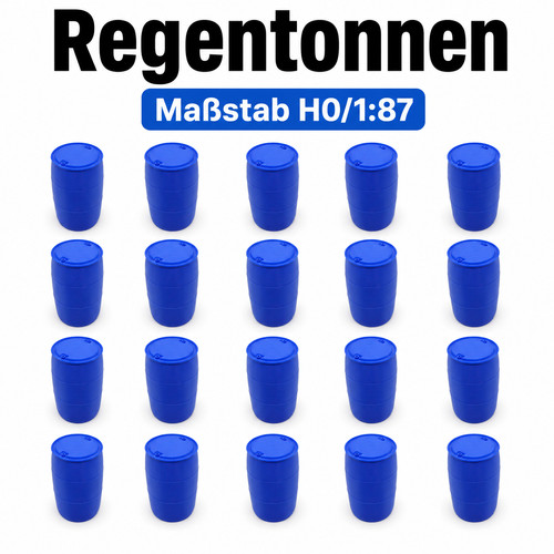 20x regentonne - 20x, (blau)