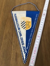 fc carl zeiss jena wimpel/Pennant/fanion 🔵🟡⚪️🟡🔵