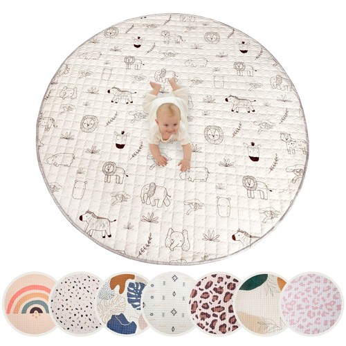 Gesteppte krabbeldecke baby - krabbeldecke,