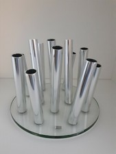 Philippi Bouquet Vase Glas 24 cm Alu Blumenvase Dekovase