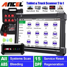 ANCEL X7HD Profi Truck LKW Diagnosegerät OBD2 Scanner Heavy Duty 24V für MAN DAF