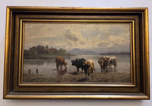 ölgemälde georg peter 1859 - Ölgemälde,