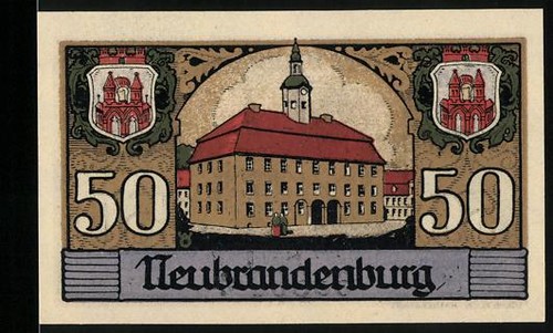 Notgeld neubrandenburg 1921 - notgeld,