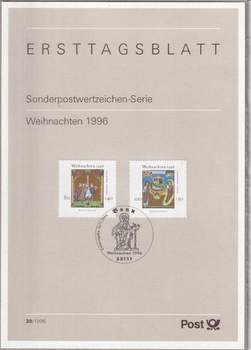 Ersttagsblatt etb 1996 - etb,