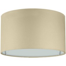 Premium Lampenschirm Stehlampe Hängelampe Beige Baumwolle E14/E27 Ø30cm