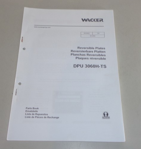 Teilekatalog wacker dpu - wacker,