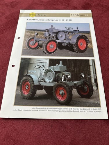 Kramer traktor dieselschlepper - traktor,
