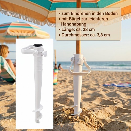 Sonnenschirmhalter bodenhülse - sonnenschirmhalter,