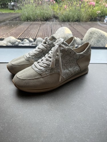 Schöne silber beige glitzer - silber,