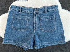Jeans Shorts H&M 44 Blau Blue