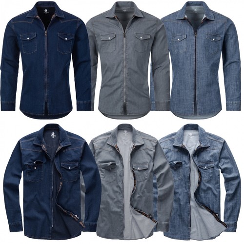 Rock creek herren jeanshemd - creek,