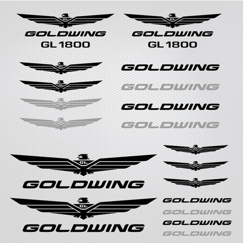 Honda goldwing aufkleber 19x - honda,