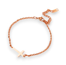 750 Rosegold Armband 18 Karat Bracelet 17cm + 6cm x 1mm 2,05g Gold PL