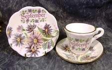 CHELSON Bone China - 1 Miniatur-Monatsgedeck September