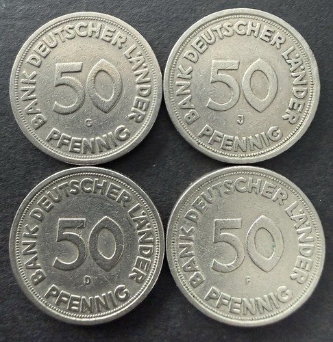 Pfennig 1949 kompletter - 50,