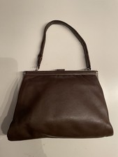 Vintage  Leder Tasche Braun Shoulder Hochwertig Top Zustand