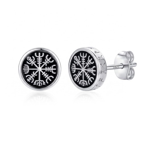 Wikinger ohrringe 925 sterling - ohrringe,