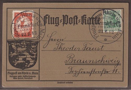 Reich flugpost e el p - reich, e.el.p