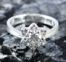 1.17 Karat Weiß Diamant