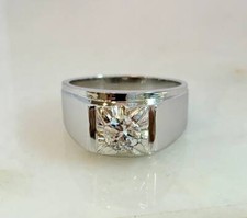 2 Ct Herrenring Behandelter