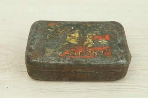 Alte blechdose electro - alte,