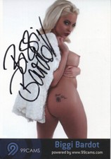 Autogramm biggi bardot - autogramm,