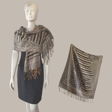 Festliche Stola Schal Jacquard