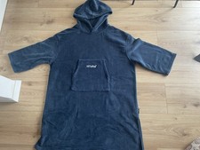 Badeponcho Strandtuch Mikrofaser schnelltrockend Unisex Bademantel Poncho Kapuze