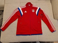 FC Bayern München Trainingsjacke, Adidas, Rot, Gr. M, WIE NEU, Rückenflog Adidas