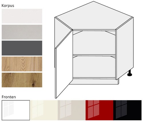 Eckunterschrank küchenschrank - eckunterschrank,