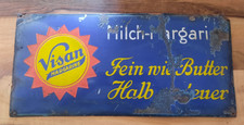 Altes Emailschild "Visan
