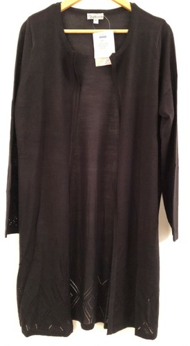Dame lang strickjacke - strickjacke, cardigan