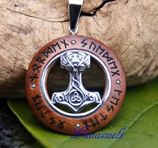 Walnussholz mit Edelstahl  "