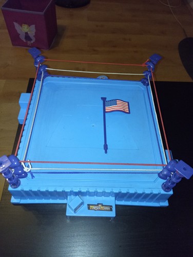 Wwf hasbro wrestling ring - wwf,