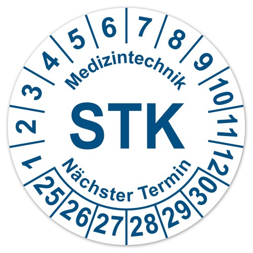 Prüfplaketten medizintechnik - prüfplaketten,