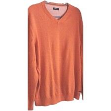Org WALBUSCH PULLOVER 100 % BAUMWOLLE Extra Fein GR 58/60 ORANGTop ,  Ungetragen