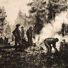 Josef Steib Radierung