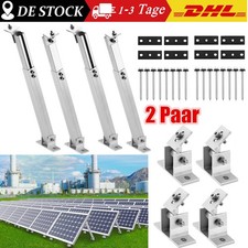 Solarmodul Halterung Aufständerung Montage für Balkonkraftwerk Flachdach 2 Paar