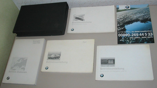 Leder bordmappe bmw 5er e39 - bmw,