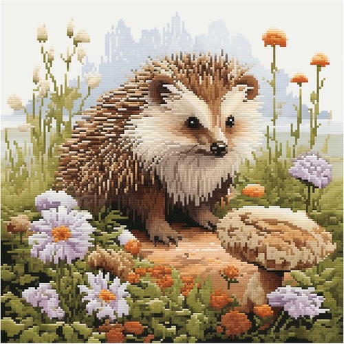 Cukol igel kreuzstich set - cukol,