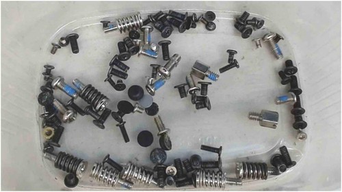 Original schrauben satz set - original, +