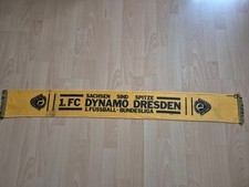 DDR Fußball --- 1.FC  Dynamo Dresden -- Schal 1. Bundesliga  Anfang 1990 !!