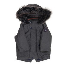 Primark, Parka, Unisex (Kinder), Größe: 74, Grau, Acryl/Polyester #Y64