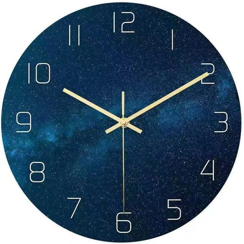 Glas modern wanduhr lautlos - modern,