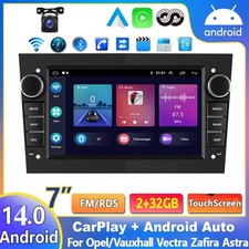 Apple Carplay Autoradio Für Opel Astra H Corsa C/D Zafira B Android 14 GPS NAVI