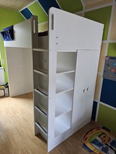 Hochbett Kinderbett Etagenbett IKEA STUVA mit Matratze 90x200 cm