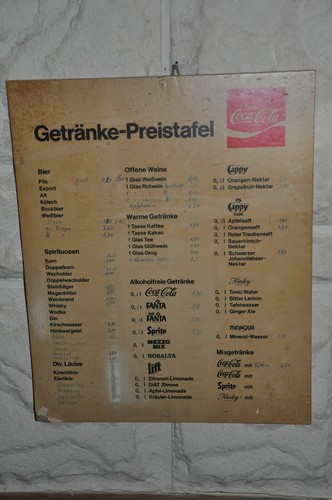 Altes reklameschild 90er - reklameschild, 80/90er