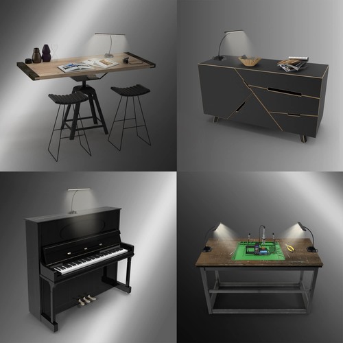 Led piano leuchte dimmer - piano,
